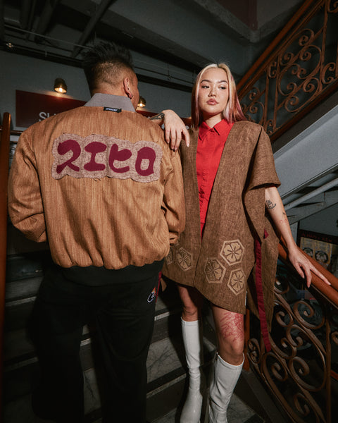 UPRISERS x Suehiro One-Of-A-Kind Upcycled Reversible Bomber Jacket