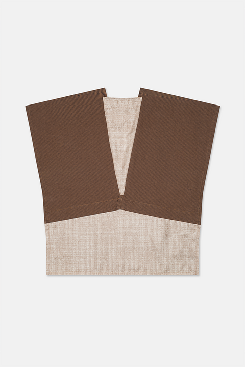 UPRISERS x Suehiro One-Of-A-Kind Upcycled Stripe Noren Poncho