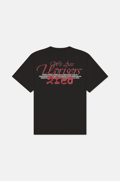 UPRISERS x Suehiro Strangers Became Family Black T-Shirt