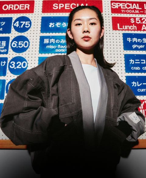 UPRISERS x Suehiro One-Of-A-Kind Upcycled Reversible Bomber Jacket