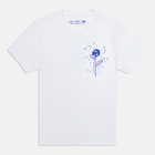 Kemio (けみお, ケミオ) x Private Policy x UPRISERS Pop Blue Puff Print White Tee (tしゃつ, tシャツ, シャツ) for Hate Is A Virus