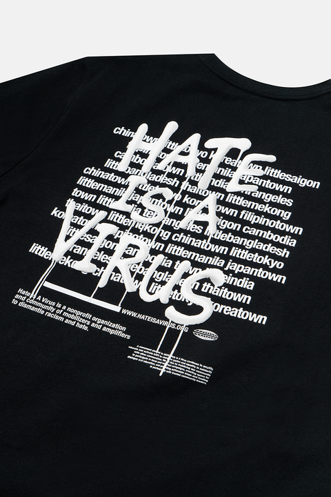 #HATEISAVIRUS Black Tee