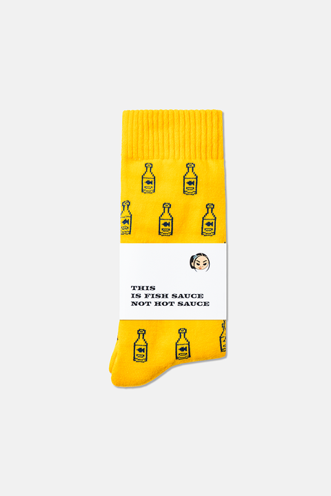 Tway x UPRISERS Yellow Fish Sauce Unisex Socks
