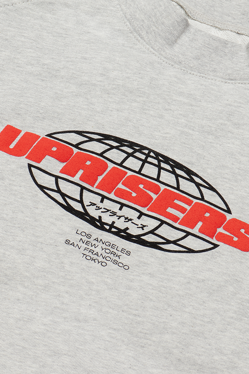 *imperfect* Uprisers.World Original Grey Crewneck Sweatshirt