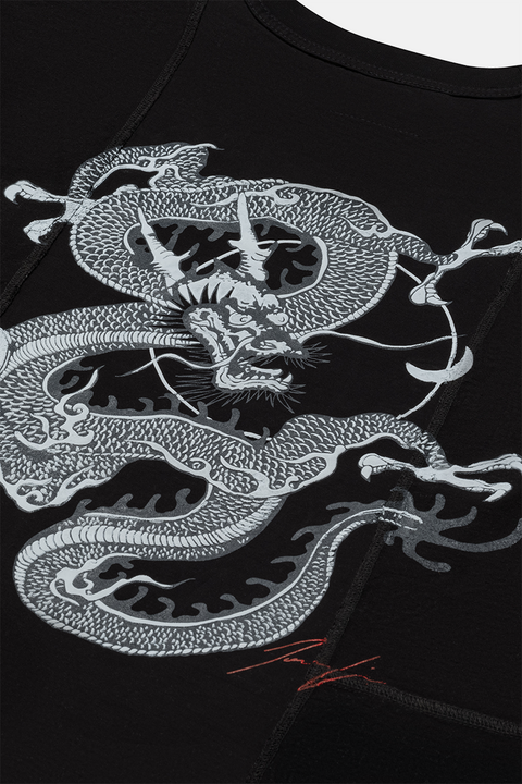 UPRISERS x Josh Lin Upcycled Reversible Dragon T-Shirt