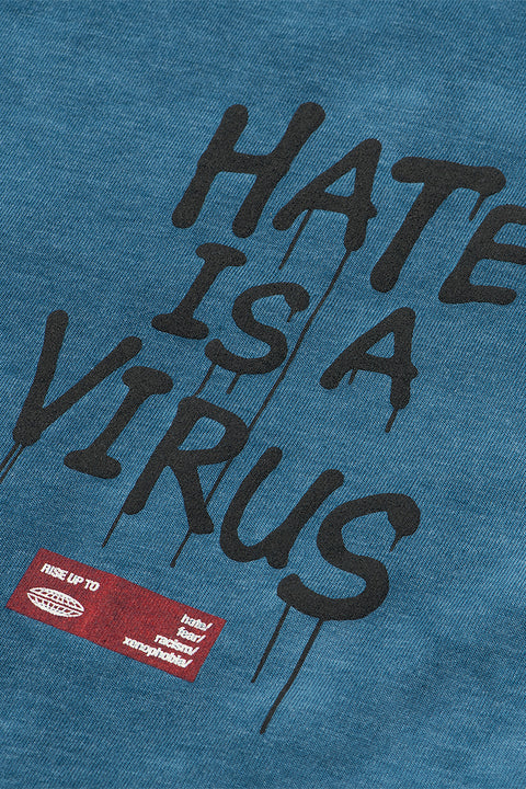 Hate Is A Virus Washed T-Shirt