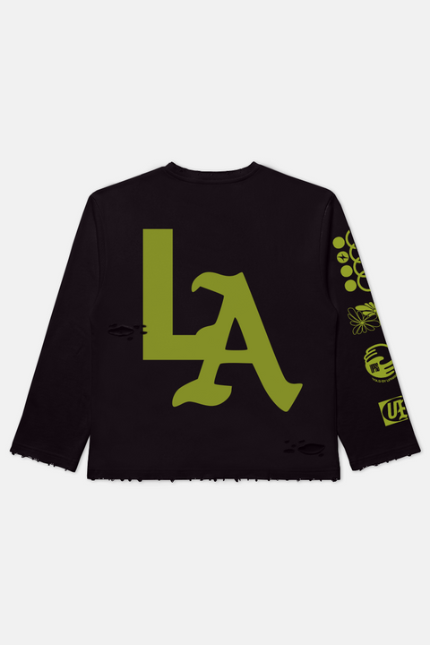 UPRS Black Thermal Long Sleeve T-Shirt
