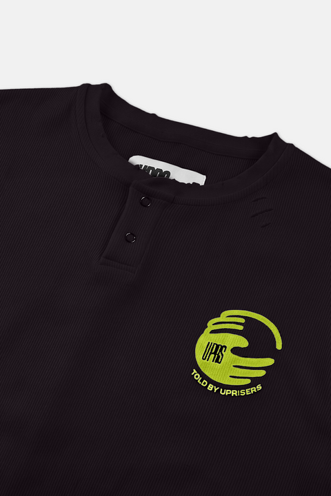 UPRS Black Thermal Long Sleeve T-Shirt