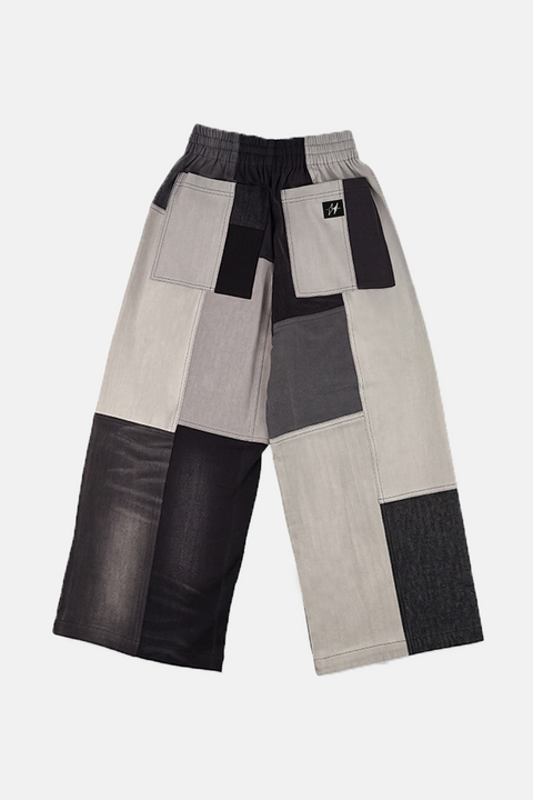 UPRS Wide Leg Black Denim Pant