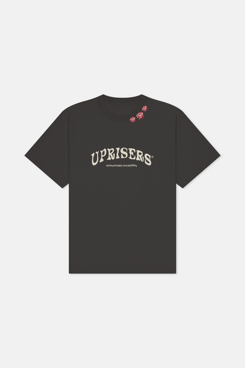 UPRISERS Roses Were Once Thorns Black T-Shirt