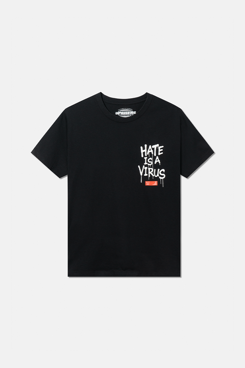 #HATEISAVIRUS Black Tee