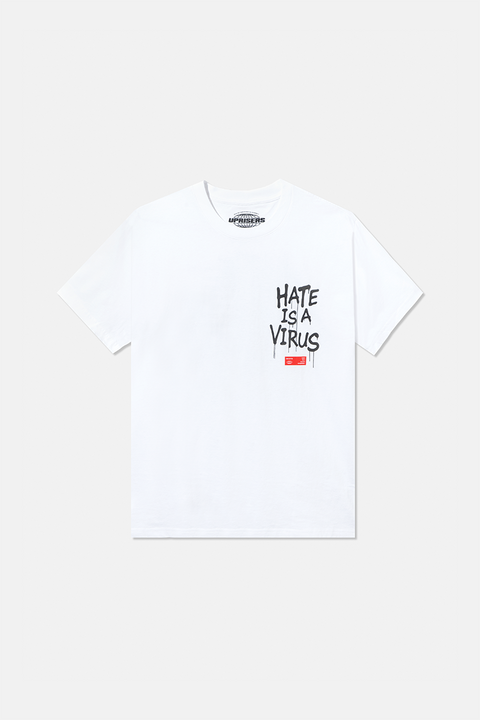 #HATEISAVIRUS White Tee