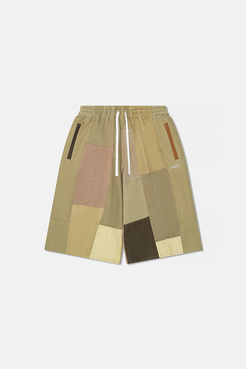 UPRS Wide Leg Tan Denim Jorts