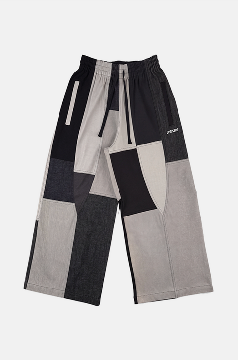 UPRS Wide Leg Black Denim Pant