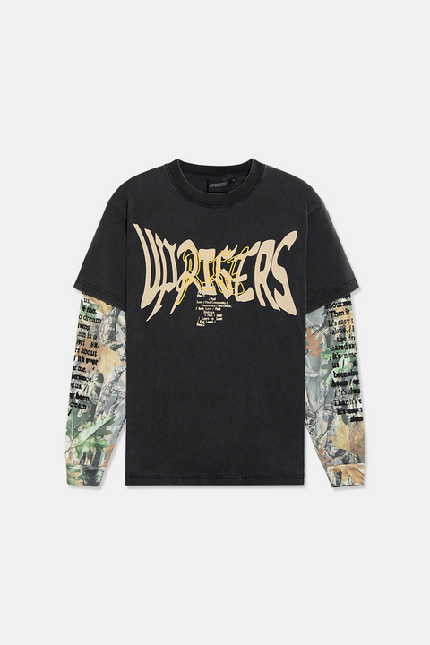 UPRISERS Warped Dream 2Fer Long Sleeve T-Shirt