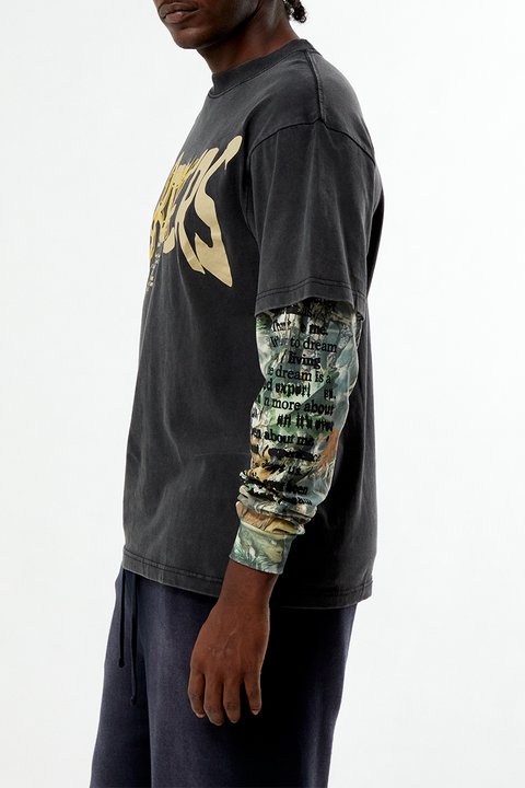 UPRISERS Warped Dream 2Fer Long Sleeve T-Shirt