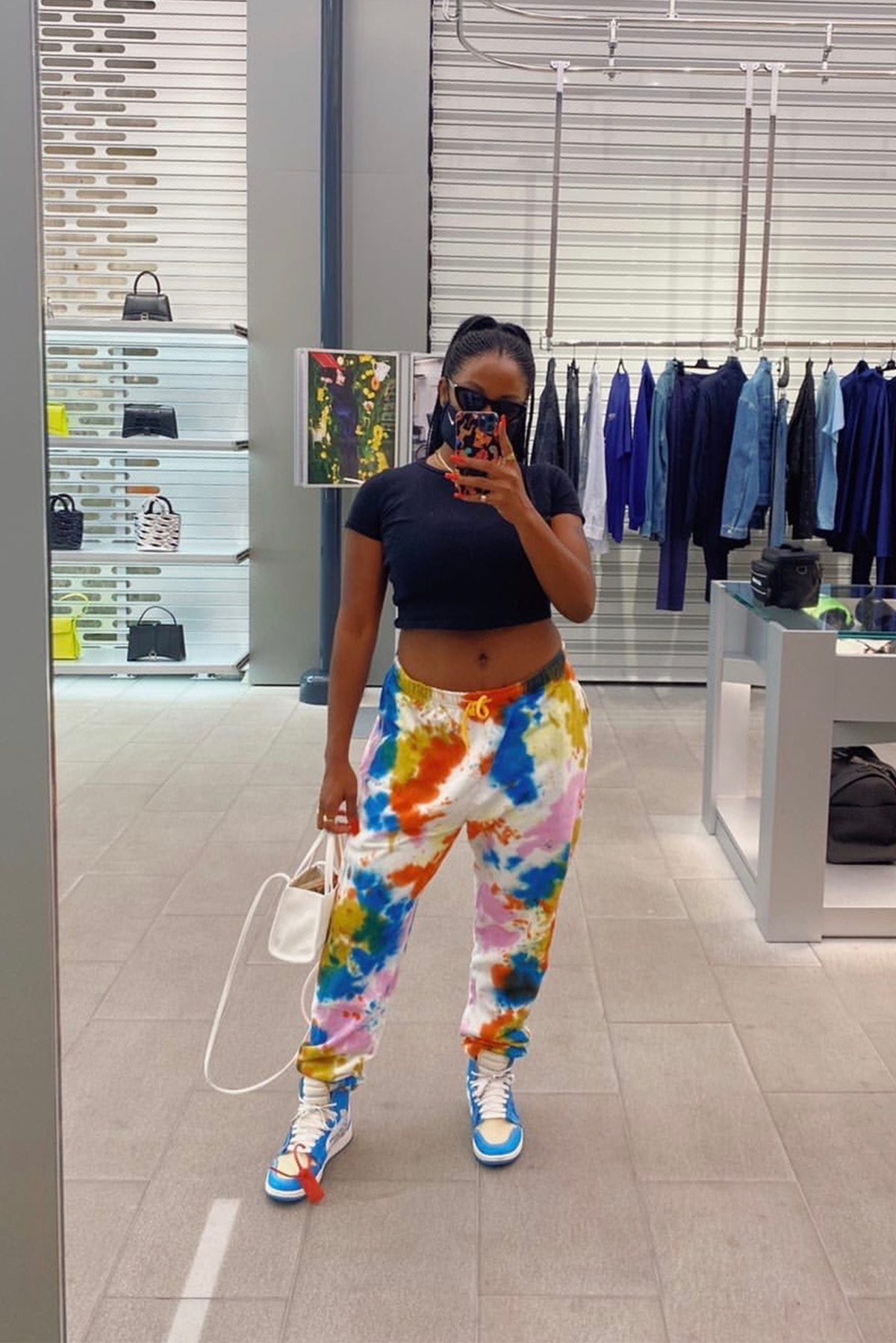 Uprisers.World Original Gaia Tie Dye Multi Color French Terry Sweat Pants
