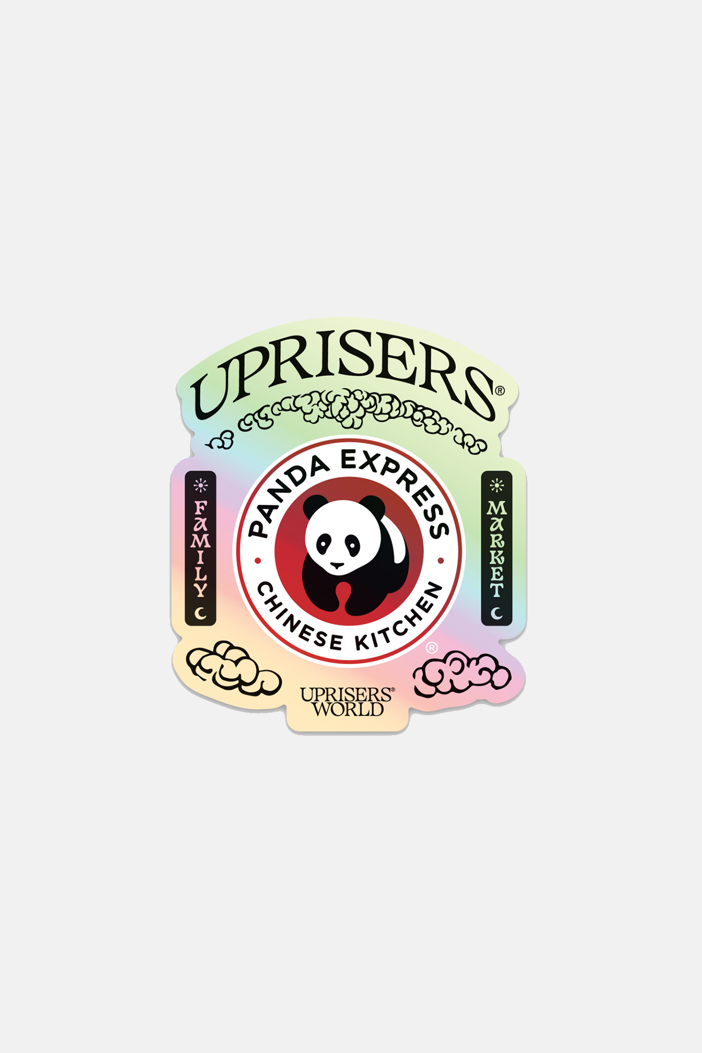 UPRISERS x Panda Express Limited Edition Holographic Sticker