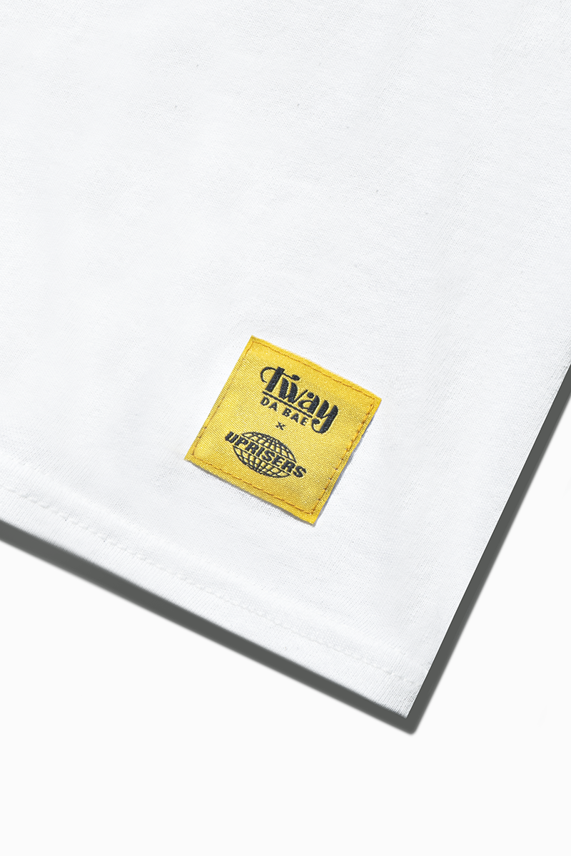 Tway x UPRISERS Vung Tau White Unisex Tee Tway Roots woven label
