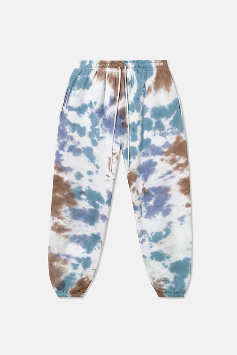 Uprisers.World Gaia Tie Dye Multi Color French Terry Sweat Pants