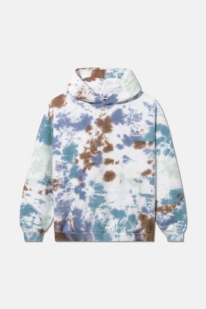 Imperfect Gaia Tie Dye Multi Color French Terry Hoodie