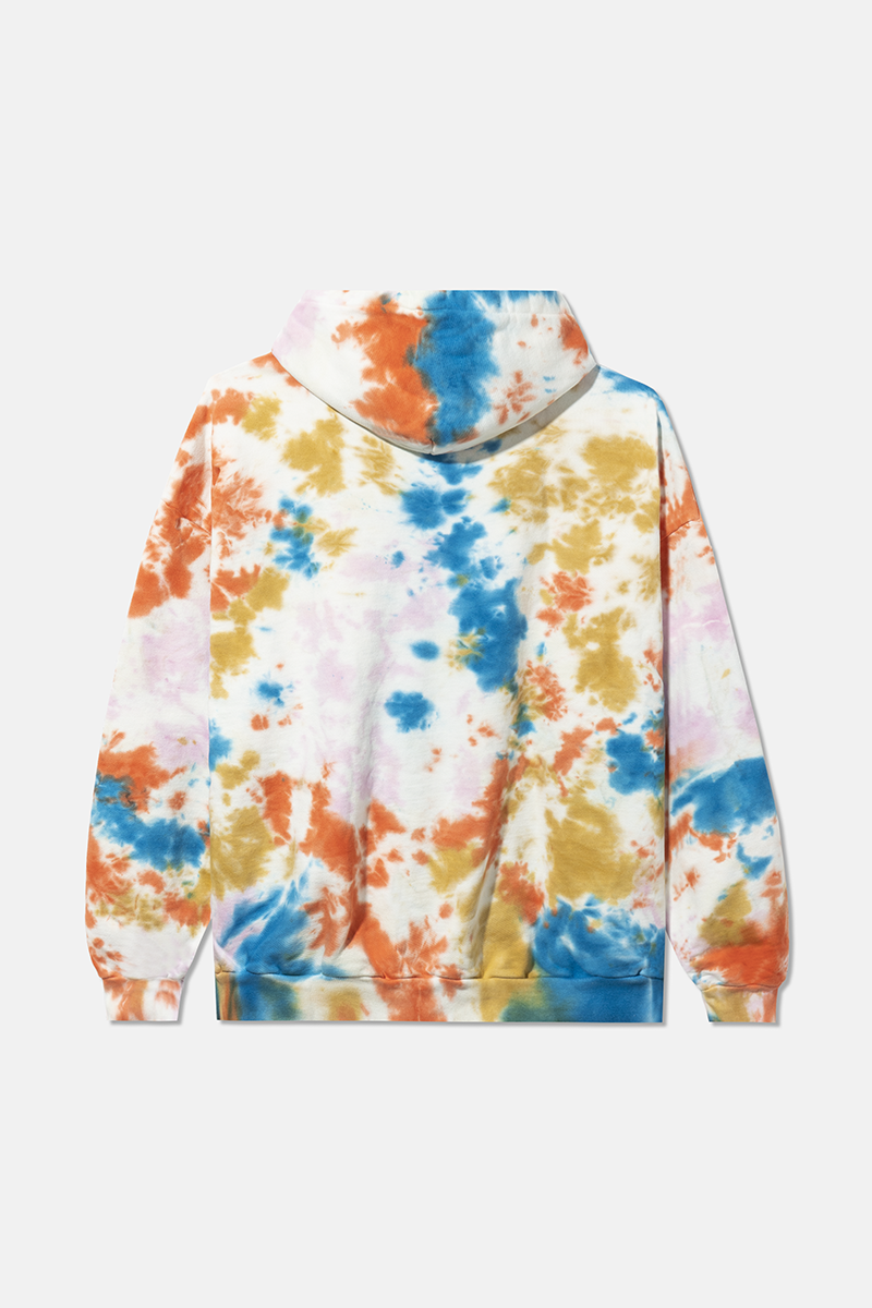 Gaia Tie Dye Multi Color French Terry Hoodie