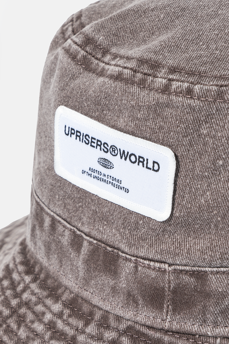 Uprisers.World Denim Bucket Hat Burnt Brown