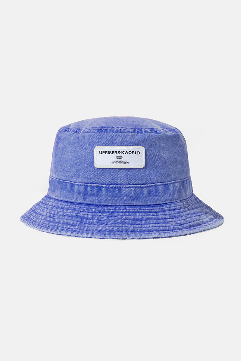 Uprisers.World Denim Bucket Hat Indigo Blue