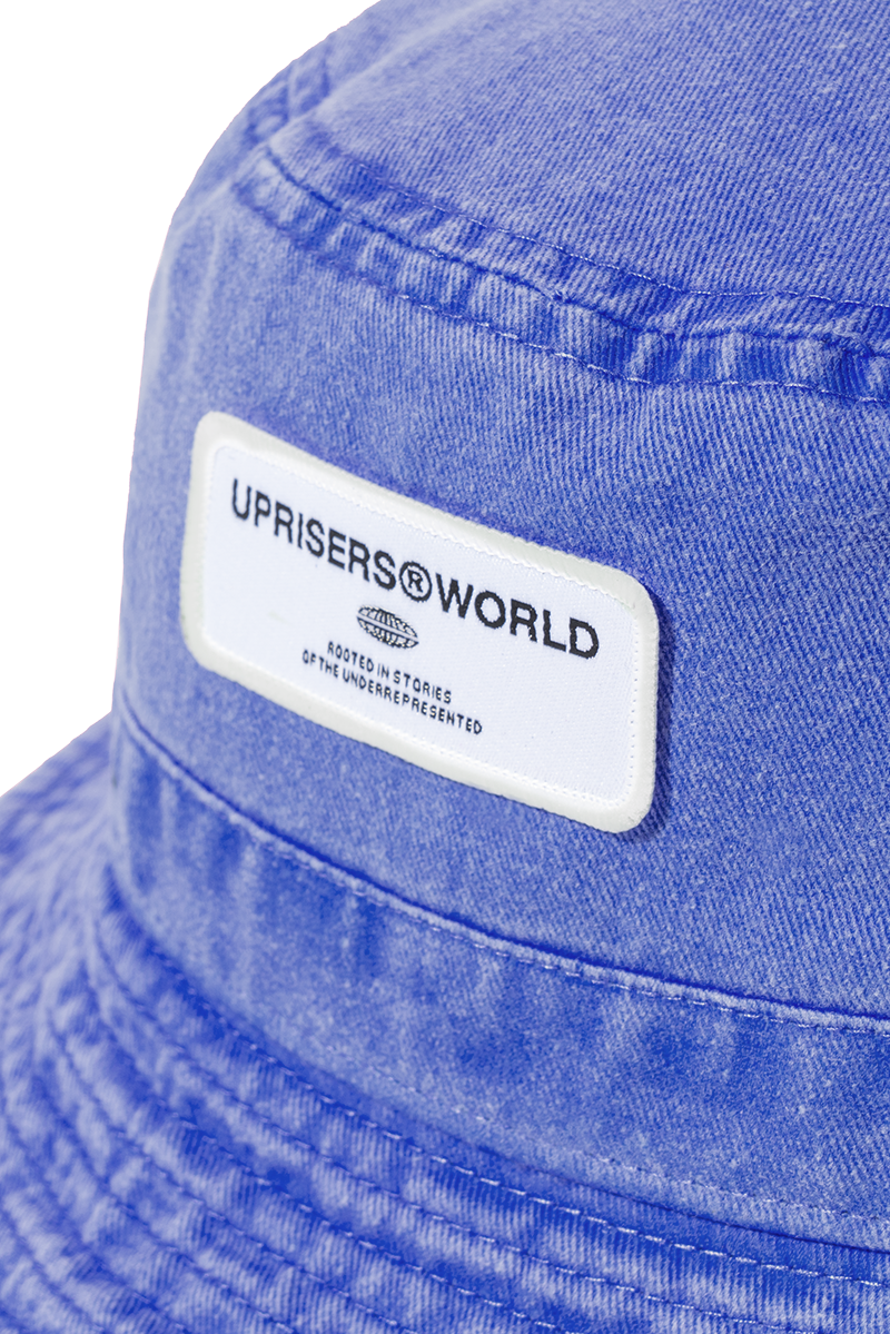 Uprisers.World Denim Bucket Hat Indigo Blue