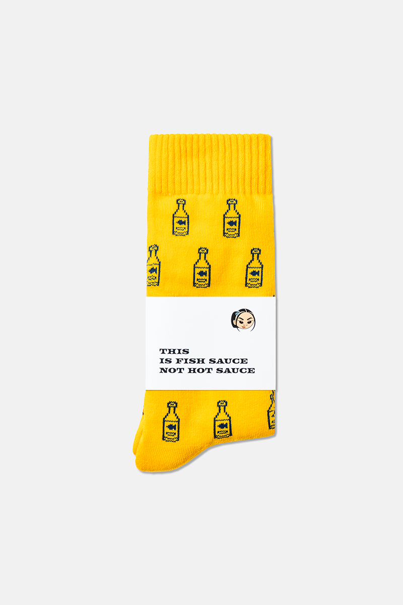 Tway x UPRISERS Yellow Fish Sauce Unisex Socks